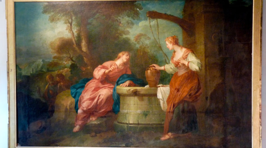 Le Christ et la Samaritaine, restauré