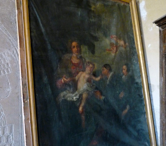 Vierge à l'Enfant, avant restauration